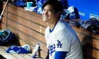 大谷出場試合に現れた日本産“美女”が「so cute」　ド軍ユニで本拠地ジャックに日米興奮