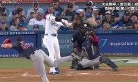 大谷翔平、好相性右腕に“まさかの”3打席連続三振　最速95マイルの「真っ直ぐに合ってない」「スライダー系はめちゃくちゃ危険」藤川球児氏が“大谷対策”を分析