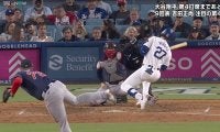 球場騒然！ドジャース戦で“あわや”危険球の衝撃シーン　顔面スレスレの内角球に観客も“怒り露わ”…危機一髪の瞬間