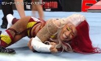 ひどすぎる、女子レスラーが苦悶…ギプス固定の腕を容赦なく攻撃 ファン騒然