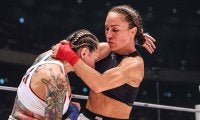 【超RIZIN.3】マッスル美女ファイターの鼻へし折れ「バキッ」……壮絶ベアナックルファイトで豪エマリーが“37秒殺”KO