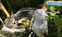 世界ラリー選手権でトヨタの王者が横転クラッシュ 「本当についてなかった」ラスト約400mの“悲劇”…優勝目前で大波乱