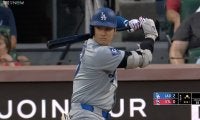 「打球速すぎやろ！」大谷翔平の172キロ爆速ライナーに元メジャーリーガー驚愕　衝撃打球も“まさかの”凡退「ついてない」ファン消沈
