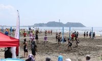 男子はフレンズAジェンツー、女子はCynthiaが中学4人制日本一に。台風一過の湘南で熱戦