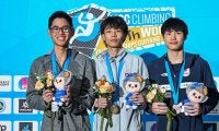 田渕幹規がU-18男子スピードで銅メダル【クライミングユース世界選手権2024】