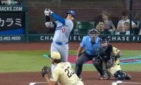 大谷翔平、「打球速度エグい」 爆速ツーベースで敵地騒然… 初球打ちでブーイングを黙らせる一撃「いきなりきた！」