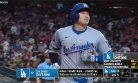 大谷翔平、MLB史上初「43-43」達成！ 現地記者も大興奮… 50本塁打・50盗塁と三冠王に「手が届く」