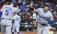 「まだ9月なのに」大谷翔平、また打った！ 先頭打者弾の44号で“50-50”に前進 連夜の一撃に米記者も愕然「どうかしている」