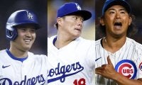 「日本のエース達」に“最高”の声！大谷翔平&山本由伸&今永昇太が再会を果たす「良い仲間ですね」「セイヤはどこ」