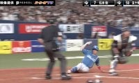 驚異の3秒間…速すぎるって！日本ハム・五十幡亮汰の“神業ホームイン”が炸裂した瞬間