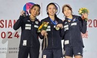 松藤藍夢が優勝　日本女子5人のボルダー決勝を制する【クライミングアジア選手権2024】