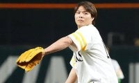 阿部一二三さん「100点です」　背番号123で始球式…ノーバウンドの87キロに自画自賛