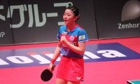 張本美和が第3マッチで赤江夏星に3－1勝利　開幕戦で快勝も「前回のことは全部忘れて新しい気持ちで勝負ができた」【Tリーグ】
