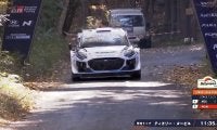 ブレーキで白煙！世界最速ラリーカー、“思わぬトラップ”に危機一髪 「乗ると怖い」恐怖の路面で神業コーナリングの瞬間