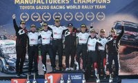 WRCジャパン：エバンス、オジエの1-2でトヨタが4年連続のマニュファクチャラーズタイトルを獲得