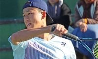 坂本怜 ストレート勝ちで初戦突破
