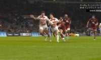 これぞジャパンラグビー！屈強なイングランドを切り裂いた至極の5連続パス＆ランは何度でも見たい 解説者も「素晴らしい」