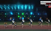 ポンポン絵文字がかわいい！“名物”チアは何を描いた？華やかパフォーマンスでファン魅了「踊りながら笑顔ってすごい」「かっこいいな」