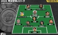ベストイレブンに連覇神戸から最多3選手！ 初受賞は7名
