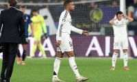 ムバッペが先制点挙げたアタランタ戦で負傷…アンチェロッティ監督「過負荷で、ハムストリングに不快感がある」