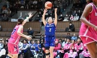 初の皇后杯4強に貢献したアイシンの岡本彩也花…「ベテランというところを少し見せられたかな」