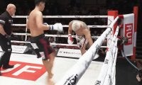 極真王者のローがヤバすぎる…地下格出身のBDファイターの足を粉砕！ 衝撃TKOに「止めてあげて」「もうタオルを」悲痛な声