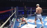 開始15秒で“一撃”KO 捻じれて倒れる衝撃決着に「思い切り入った」識者も驚嘆
