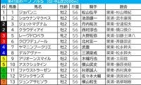 【ホープフルS／枠順】有力馬に明暗　伏兵が鞍上×枠で「1.4.3.2」、想定2桁人気に“馬券内率42％”の追い風