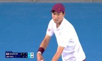 どんだけ続くんだ！？ 錦織圭、珠玉の“16ショット”ラリーにアリーナ沸騰！世界に見せた底力「さすが」「神ラリー」