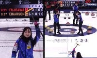 最後の一投で決めた！藤澤五月、“残り21秒で”劇的ドローショット炸裂 奇跡の同点シーンに「よく決めた」視聴者歓喜