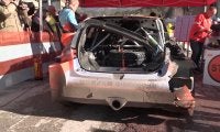 ウソだろ…世界最速ラリーカー、衝撃コースアウトでマシン大破 「よくこれ復帰しましたよね」奇跡の生還に放送席驚愕