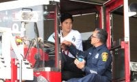 大谷翔平ら訪問のLA消防署長が抱く“尊敬の念”「全員がドジャースのチームワークに感服」「闘志がある。炎と戦う夜と同じように」