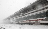 【JRA】8日の京都競馬は積雪のため開催中止 10日に代替競馬を開催