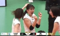 女子バレー、ブロックした本人が“震える”珍事 大学No.1選手がドイツ代表をシャットアウト！ 直後の驚き＆面白リアクションに反響