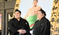 大の里が大関昇進披露宴　約1500人を前に「上に向かって頑張る」