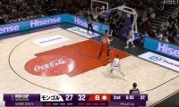アリーナ騒然！ 日本代表PG、ボールを思いきり投げつけられる「酷すぎ」「やりすぎだろ」 モンゴル代表選手の物議を醸す“衝撃シーン”「バスケしろよ」