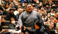 大の里が津幡で報告会　故郷で英気、次場所へ「エンジンかける」