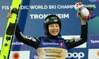 葛西優奈が日本女子初の金、春香は銅　双子で表彰台　世界選手権複合