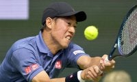 錦織圭「35歳はやっぱりこたえます」　足に抱きつく息子の姿が物語る流れた月日の長さ