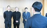選抜大会前に天理が県庁訪問　「感謝忘れず、自分たちの野球貫く」