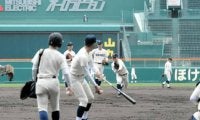 広島商、センバツへ甲子園練習　「ここで活躍したい思いが湧いた」