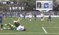 「長友それはあぶねーぞ」「カード出せよ！」日本代表DF長友佑都、GKの顔面に太もも直撃の危険な接触→一回転大転倒でファン騒然「後ろから押されてる！」「これはよけきれない」