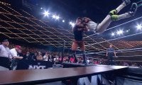 「これはエグい」“ルール無用ファイト”で衝撃技…ロープ飛び越え場外ダイブ→テーブル“真っ二つ”で自分も悶絶「やりすぎだろ」