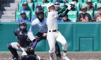 今大会初の柵越え本塁打　二松学舎大付・永尾の手応えと悔い