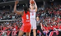 試合序盤からリードをつかんだデンソーが2勝目、優勝に王手…髙田真希が試合最多24得点と躍動