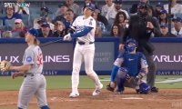 打った瞬間HR確信の画！大谷翔平、特大“超速”ファウルにネット裏観客がお口あんぐり…凄まじい打球物語る痛快リアクション