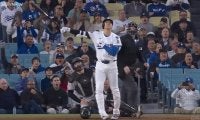 球場騒然！ 大谷翔平、特大アーチ直後に“予想外の動き”「ヤバいw」「カッコよすぎる」“確信停止”リアクションにファン大歓喜