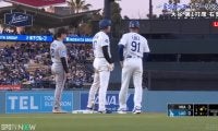 アウトになったのに…大谷翔平の俊足が生んだド軍ベッツの“意外なリアクション”が話題「これぞチームプレー」「ヒットを打ったみたいに…」
