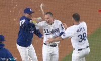 「大谷の前でサヨナラ」ドジャース“伏兵”劇的逆転サヨナラ打で大はしゃぎ…解説の元メジャーリーガー“予言的中”も話題に