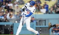 大谷翔平が“パパ初本塁打”　CY賞右腕から初球先頭打者弾…真美子夫人の選曲で7号